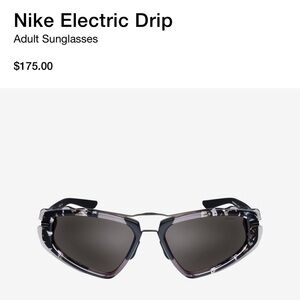 NWOT Nike Electric Drip Black Tortise Grey Sunglasses